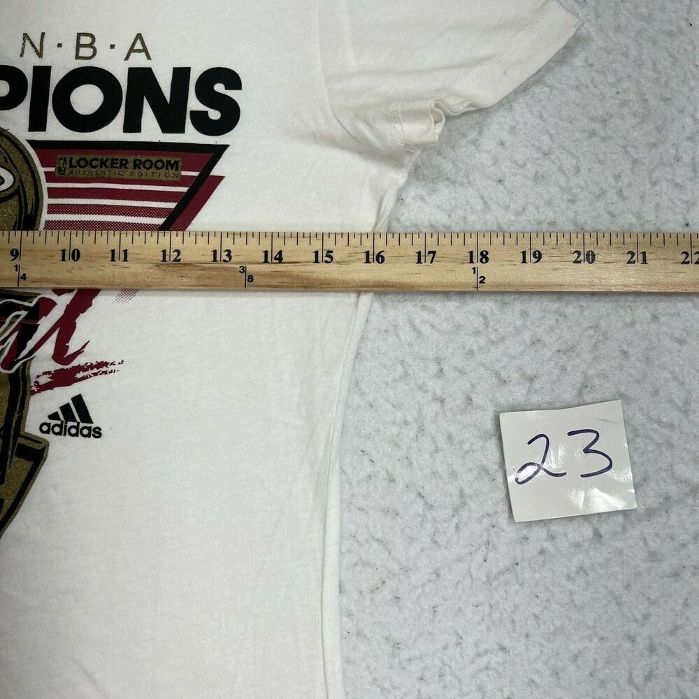 Adidas NBA Miami Heat Women's Medium Slim Fit 2012 Locker Room Champions T Shirt - Picture 11 of 12
